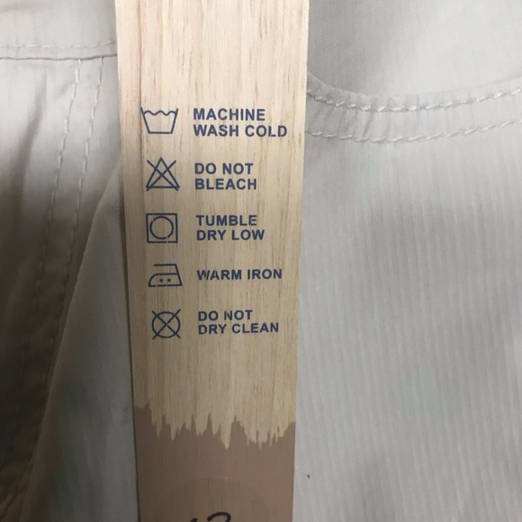 Christopher Blue NWT, stretch Cotton, tan pant w/ faint lines - Size 12 - Picture 5 of 7